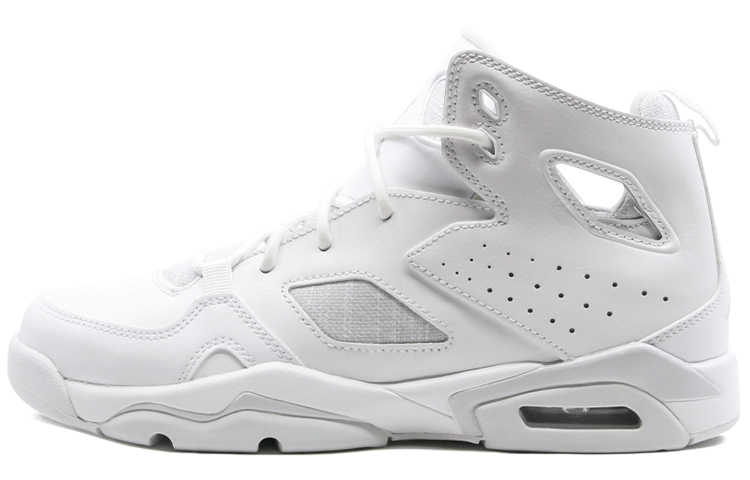 (Grade School) Air Jordan Flight Club 91 'Pure Platinum' 555472-101