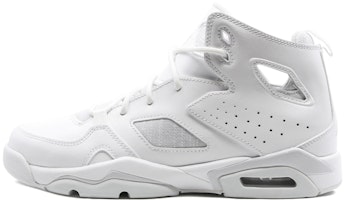 (Grade School) Air Jordan Flight Club 91 'Pure Platinum' 555472-101 (Grade School) Air Jordan Flight Club 91 'Pure Platinum' 555472-101