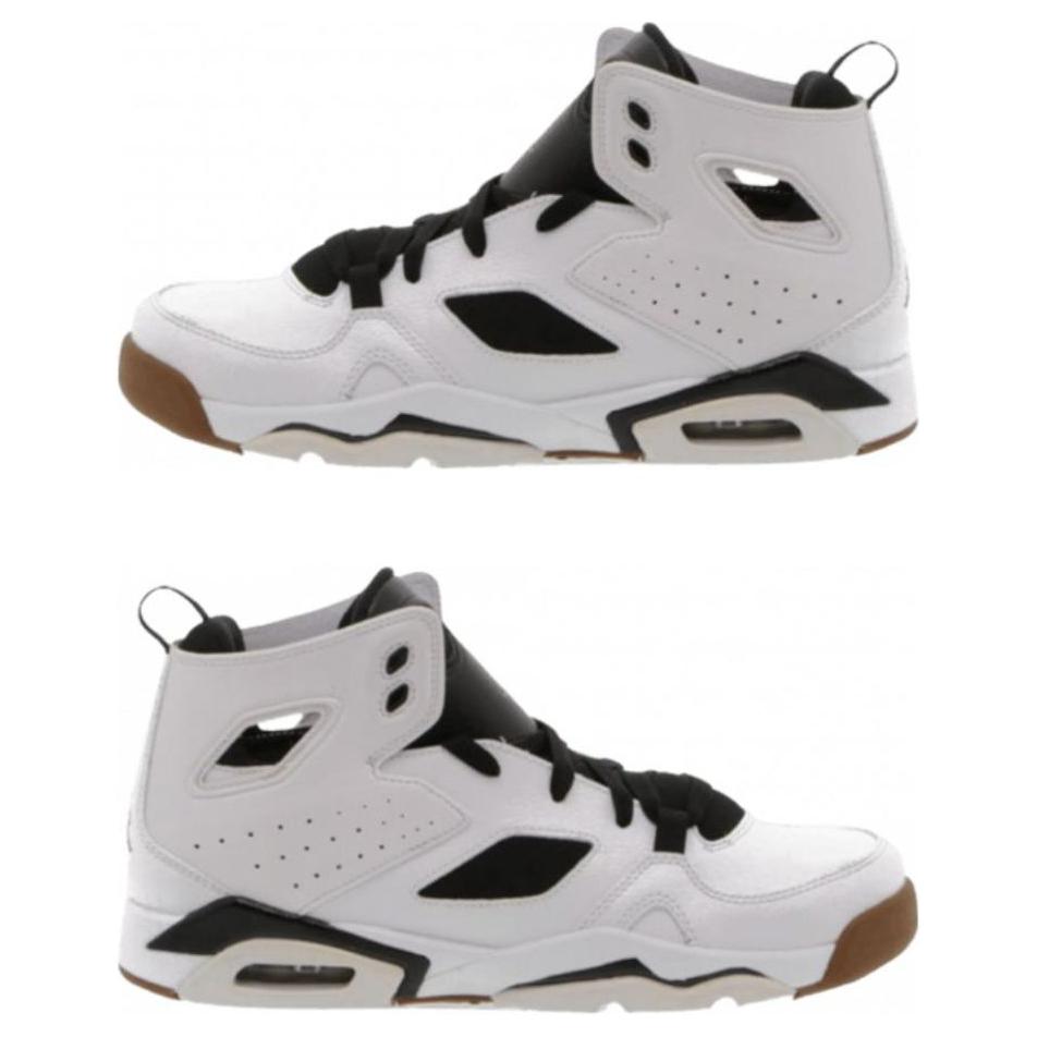 Lookbook (Kanak-Kanak) Air Jordan Flight Club 91 'Putih Hitam' 555333-121