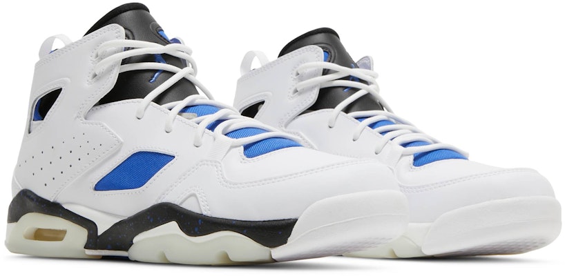 Grade School Air Jordan Flight Club 91 White Hyper Royal DM1685