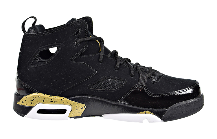 Order (Aniño) Air Jordan Flight Club 91 BG 'Negro Oro Metálico' 555472-031