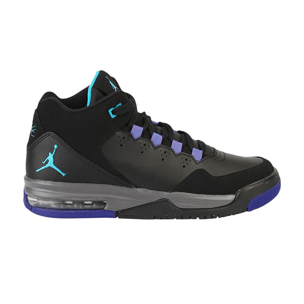 (Grade School) Air Jordan Flight Origin 2 BG 'Black Blue Lagoon' 705160-012