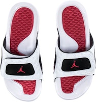 (Sekolah Dasar) Air Jordan Hydro 13 Retro Slide 'Putih Merah Asli' 684920-106 Lookbook (Sekolah Dasar) Air Jordan Hydro 13 Retro Slide 'Putih Merah Asli' 684920-106