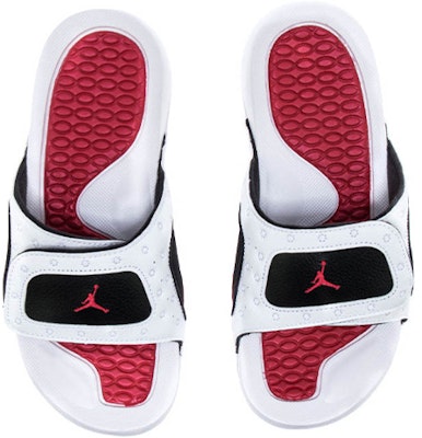 (小童款) Air Jordan Hydro 13 复刻拖鞋 '白色真红' 684920-106 Lookbook (小童款) Air Jordan Hydro 13 复刻拖鞋 '白色真红' 684920-106