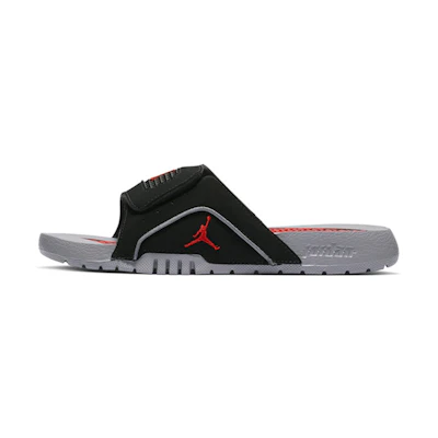 (GS) Jordan Hydro 4 Retro Slide 'Black Cement Grey'