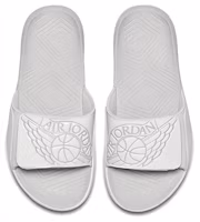 Shop (大童) Air Jordan Hydro 7 拖鞋 '純白金' AA2516-100