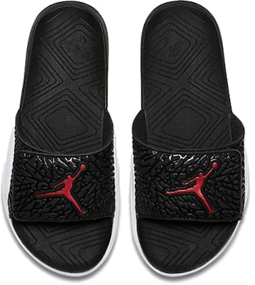 (Grade School) Air Jordan Hydro 7 V2 'Black Gym Red' BQ6291-016 Lookbook (Grade School) Air Jordan Hydro 7 V2 'Black Gym Red' BQ6291-016
