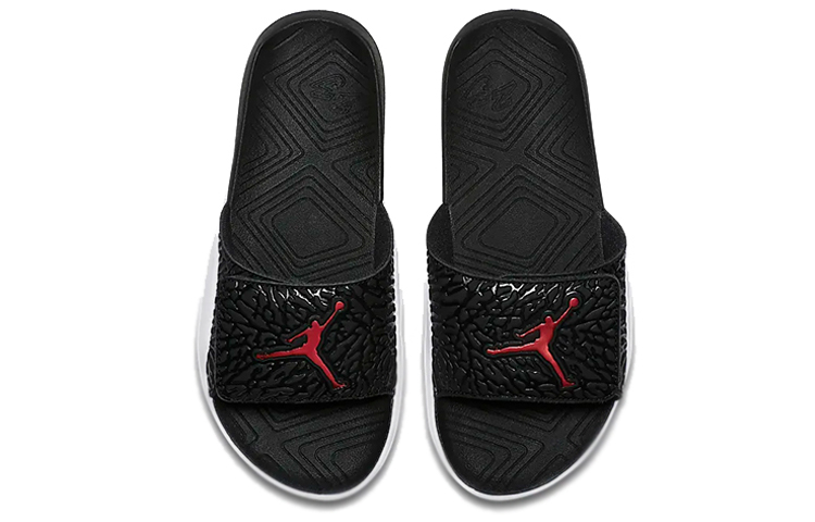 Lookbook (초등학생) 에어 조던 하이드로 7 V2 '블랙 짐 레드' BQ6291-016