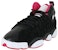 (Kanak-Kanak Sekolah) Air Jordan Jumpman Team 2 GG 'Hitam Rush Pink' 820276-006