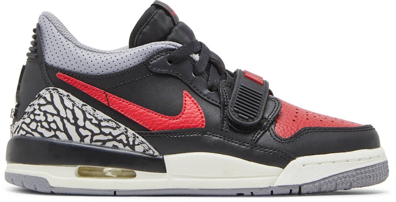 Grade School Air Jordan Legacy 312 Low Bred Cement CD9054 006
