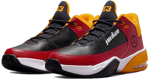 (AnaK-Anak) Air Jordan Max Aura 3 SE 'Hitam Merah Emas' DJ6245-607 Lookbook (AnaK-Anak) Air Jordan Max Aura 3 SE 'Hitam Merah Emas' DJ6245-607