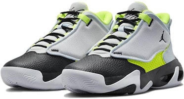 GS エア ジョーダン マックス オーラ 4 "プラチナ/ブラック/ボルト" DV3175-017 Lookbook GS エア ジョーダン マックス オーラ 4 "プラチナ/ブラック/ボルト" DV3175-017