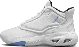 (Grade School) Air Jordan Max Aura 4 'White University Blue' DQ8404-100 (Grade School) Air Jordan Max Aura 4 'White University Blue' DQ8404-100