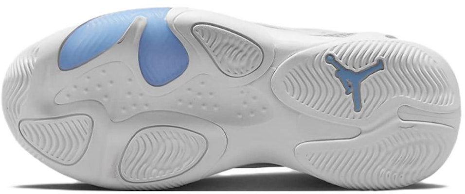 (A Escolar) Air Jordan Max Aura 4 'Blanco Azul Universitario' DQ8404-100 Details for (A Escolar) Air Jordan Max Aura 4 'Blanco Azul Universitario' DQ8404-100