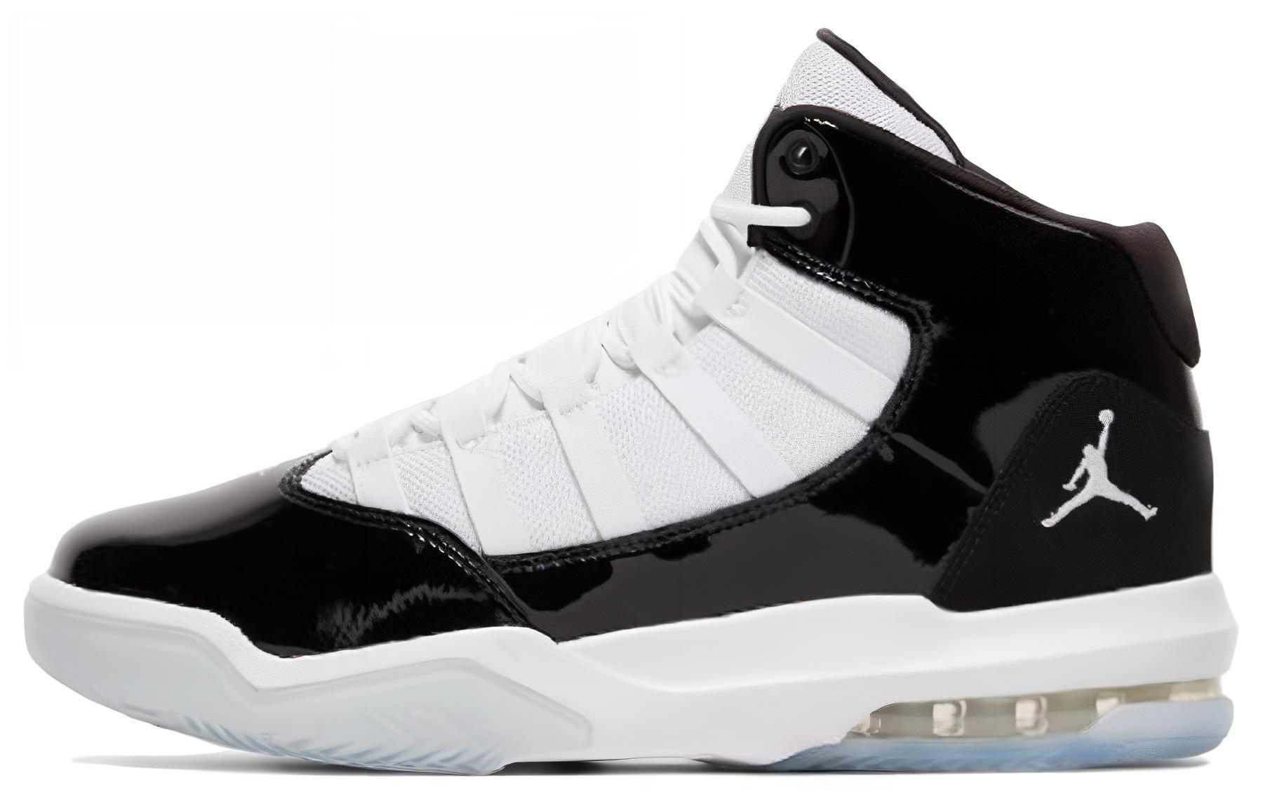 Buy (초등학생) 에어 조던 맥스 아우라 '블랙 화이트' AQ9214-011