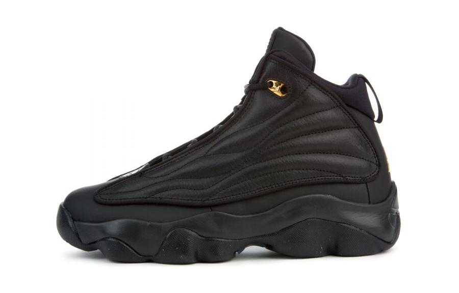 Buy (초등학생) 에어 조던 프로 스트롱 '블랙 메탈릭 골드' 407484-010