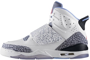 (Grade School) Air Jordan Son Of Mars 'White Blue Cement' 512242-109 (Grade School) Air Jordan Son Of Mars 'White Blue Cement' 512242-109
