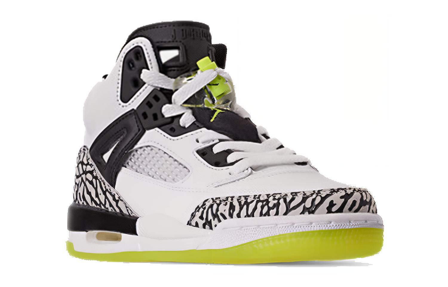 Lookbook (Sekolah Dasar) Air Jordan Spizike 'Cement Volt' 317321-170