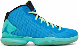 (Grade School) Air Jordan Super.Fly 4 BG 'Blue Lagoon Green Glow' 768930-404 (Grade School) Air Jordan Super.Fly 4 BG 'Blue Lagoon Green Glow' 768930-404