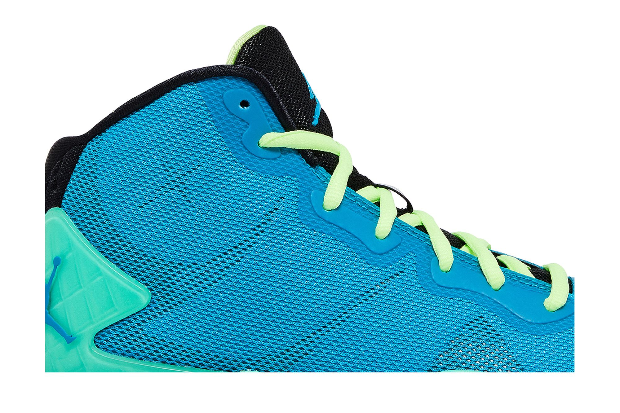 Order (Grade School) Air Jordan Super.Fly 4 BG ''Blu Lagoon Green Glow'' 768930-404