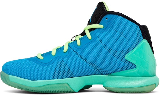 (Grade School) Air Jordan Super.Fly 4 BG 'Blue Lagoon Green Glow' 768930-404 Lookbook (Grade School) Air Jordan Super.Fly 4 BG 'Blue Lagoon Green Glow' 768930-404