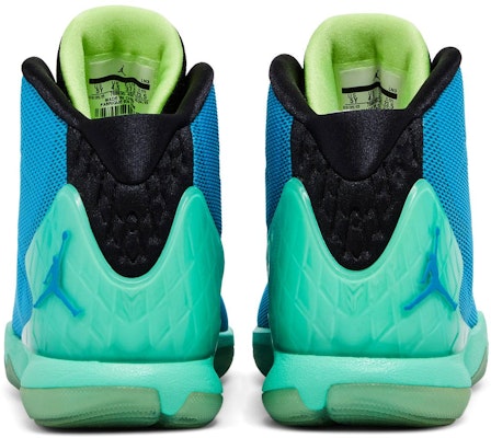 (Grade School) Air Jordan Super.Fly 4 BG 'Blue Lagoon Green Glow' 768930-404 Details for (Grade School) Air Jordan Super.Fly 4 BG 'Blue Lagoon Green Glow' 768930-404