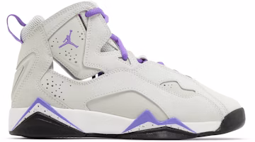 (Grade School) Air Jordan True Flight 'Base Grey Purple Venom' 343795-052 (Grade School) Air Jordan True Flight 'Base Grey Purple Venom' 343795-052