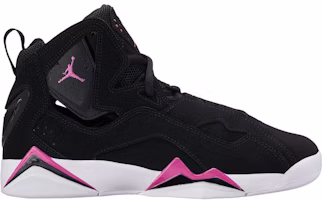 (Grade School) Air Jordan True Flight 'Black Fuchsia' 342774-001 (Grade School) Air Jordan True Flight 'Black Fuchsia' 342774-001