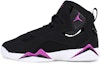 Buy (大童款) Air Jordan True Flight '黑色紫红' 运动鞋 342774-001