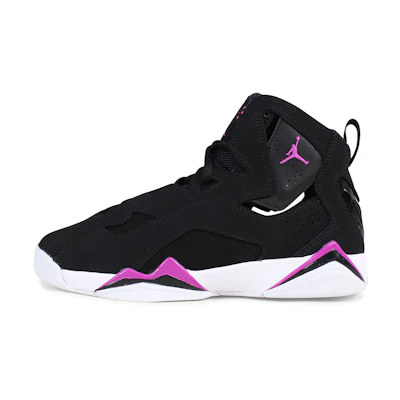 (GS) Jordan True Flight 'Black Fuchsia'