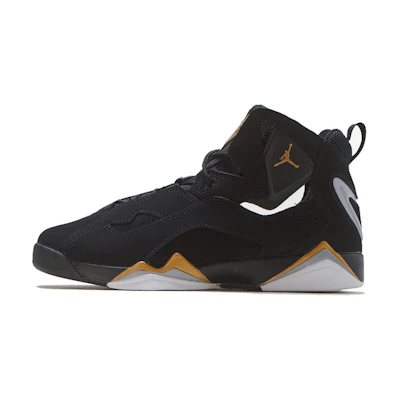 (GS) Jordan True Flight 'Black Metallic Gold'
