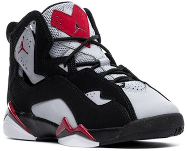 (大童) Air Jordan 真正飞行 '黑红灰' 343795-060 Lookbook (大童) Air Jordan 真正飞行 '黑红灰' 343795-060