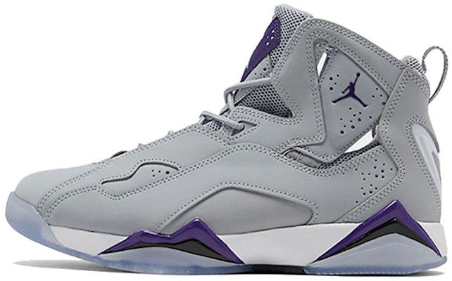 (Grade School) Air Jordan True Flight 'Wolf Grey Purple' 343795-051 Buy (Grade School) Air Jordan True Flight 'Wolf Grey Purple' 343795-051