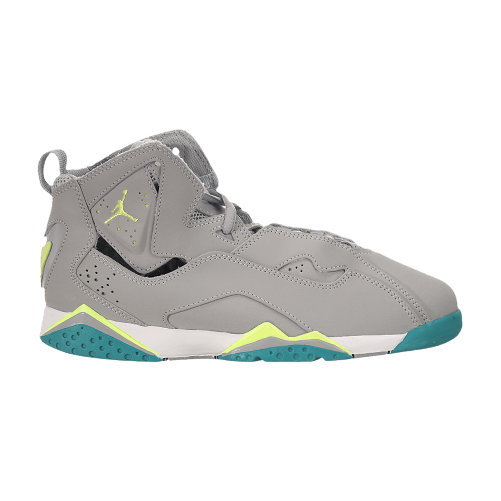 Buy (Grade School) Air Jordan True Flight GP 'Wolf Grey Turbo Green' 342775-043