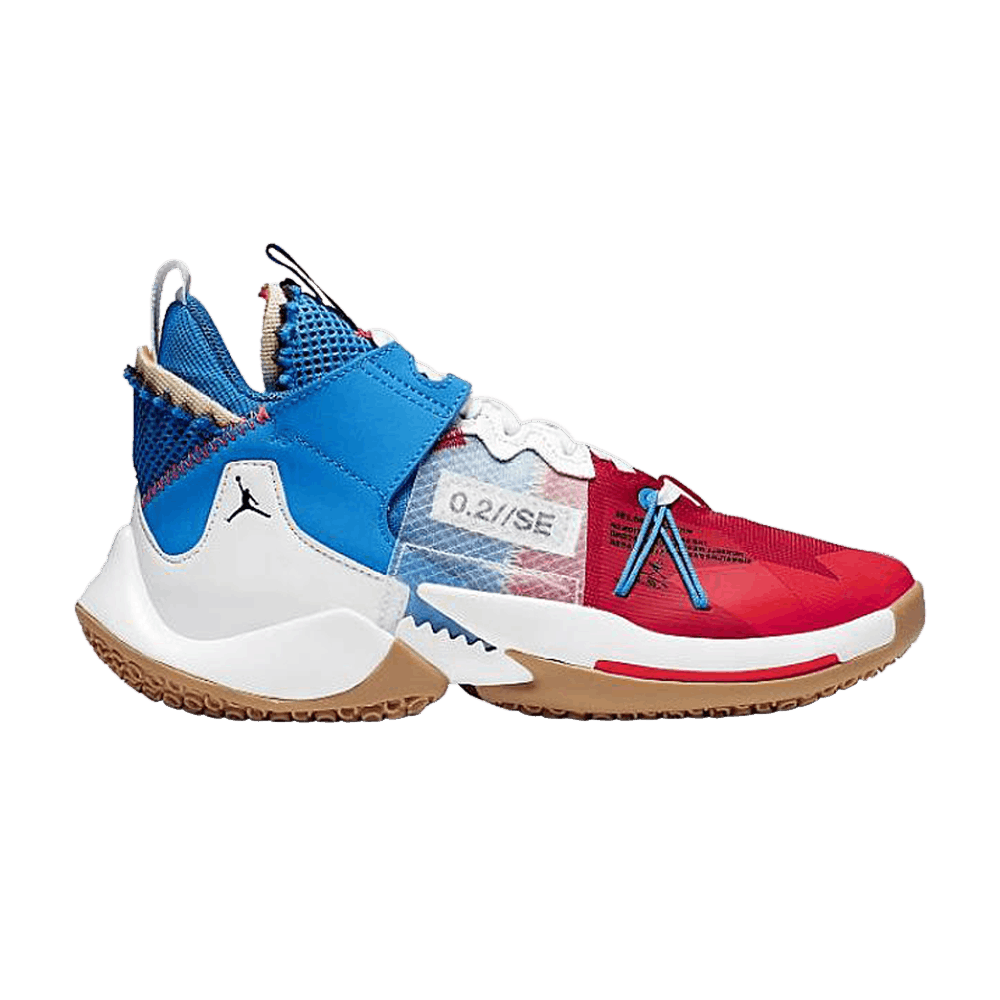 Buy （小學年級）Air Jordan Why Not Zer0.2 SE 'Racer Blue Red Gum' CK0494-400