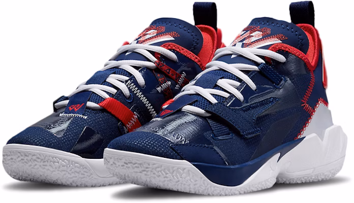 (Grade School) Air Jordan Why Not Zer0.4 'Washington Wizards' DD9659-400 Lookbook (Grade School) Air Jordan Why Not Zer0.4 'Washington Wizards' DD9659-400