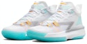 Lookbook (Kanak-Kanak) Air Jordan Zion 1 'Putih Dynamic Turquoise' DA3131-101