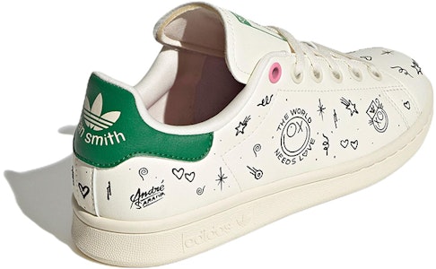 (초등학교용) 앙드레 사라바 x 아디다스 스탠 스미스 '세상은 사랑이 필요해' GY1786 GY1786 Shop (초등학교용) 앙드레 사라바 x 아디다스 스탠 스미스 '세상은 사랑이 필요해' GY1786 GY1786