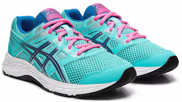 Lookbook (Grade School) ASICS Contend 5 ''Ice Mint Deep Sapphire'' Kinder Sneaker 1014A049-403