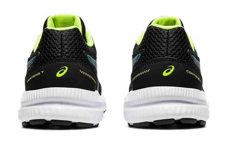 Shop (Grade School) ASICS Contend 7 'Black Digital Aqua' 1014A192-007