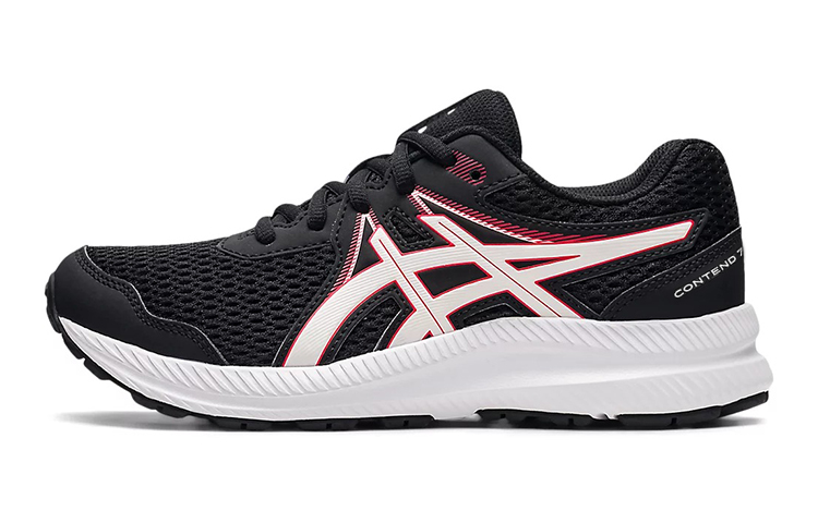 Buy (Para Niños) ASICS Contend 7 'Negro Rojo Eléctrico' 1014A192-008