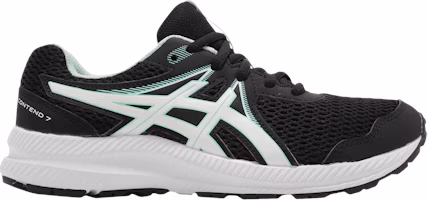 (Grade School) ASICS Contend 7 'Black Fresh Ice' 1014A192-009 (Grade School) ASICS Contend 7 'Black Fresh Ice' 1014A192-009