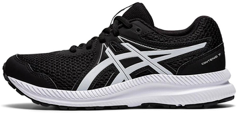 (Para Niños) ASICS Contend 7 'Negro Blanco' 1014A192-002 Buy (Para Niños) ASICS Contend 7 'Negro Blanco' 1014A192-002