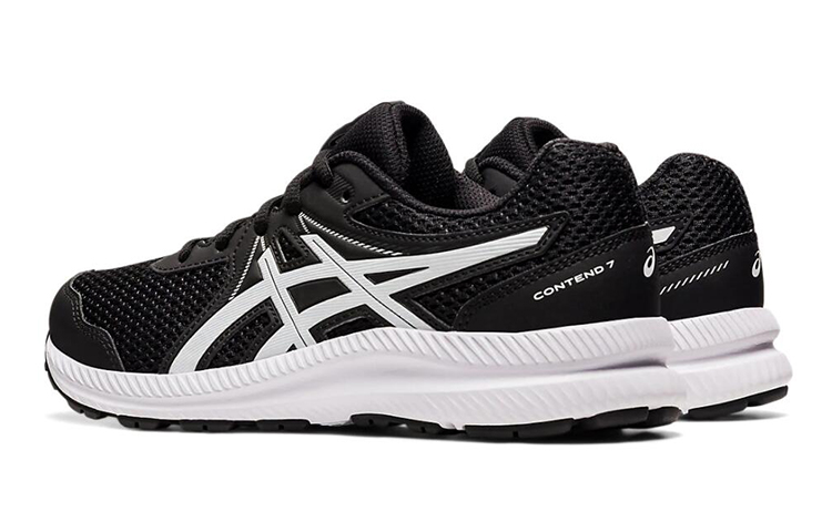 Lookbook (Para Niños) ASICS Contend 7 'Negro Blanco' 1014A192-002