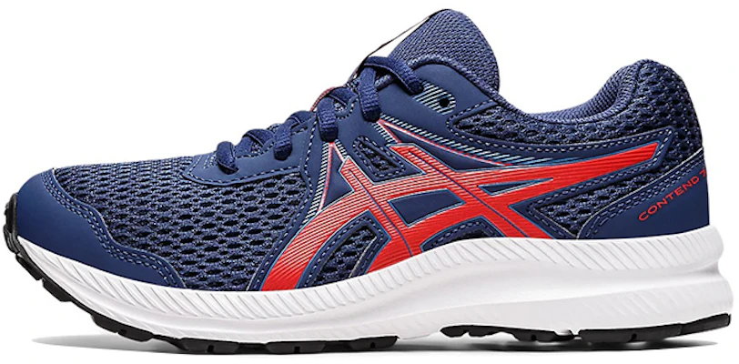 (Enfant) ASICS Contend 7 ''Bleu Océan Rouge'' 1014A192-423 Buy (Enfant) ASICS Contend 7 ''Bleu Océan Rouge'' 1014A192-423