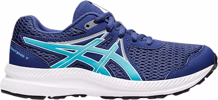 (Grade School) ASICS Contend 7 'Dive Blue Sea Glass' 1014A192-424 (Grade School) ASICS Contend 7 'Dive Blue Sea Glass' 1014A192-424