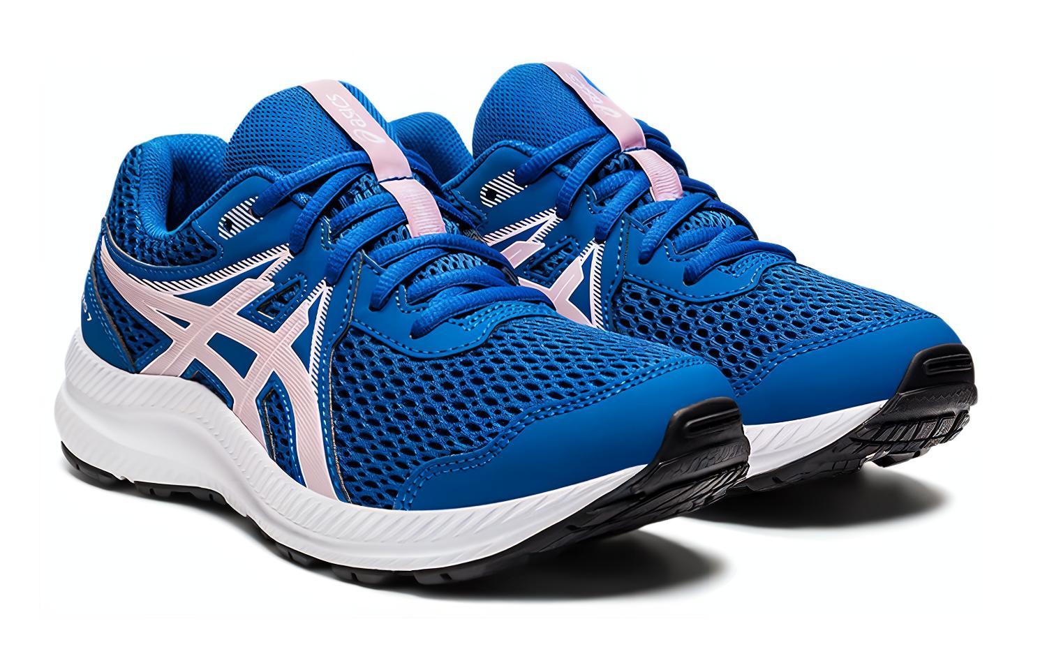 Lookbook 아식스 컨텐드 7 '레이크 드라이브 베얼리 로즈' (초등학생) 1014A192-410