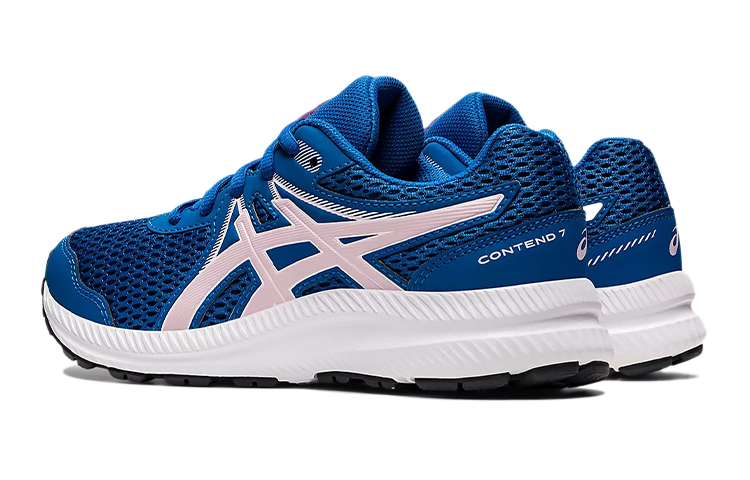 Shop 아식스 컨텐드 7 '레이크 드라이브 베얼리 로즈' (초등학생) 1014A192-410