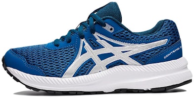 (Grade School) ASICS Contend 7 'Lake Drive Pure Silver' 1014A192-413 (Grade School) ASICS Contend 7 'Lake Drive Pure Silver' 1014A192-413