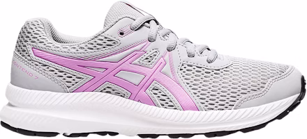(Grade School) ASICS Contend 7 'Piedmont Grey Lavender Glow' 1014A192-021 (Grade School) ASICS Contend 7 'Piedmont Grey Lavender Glow' 1014A192-021